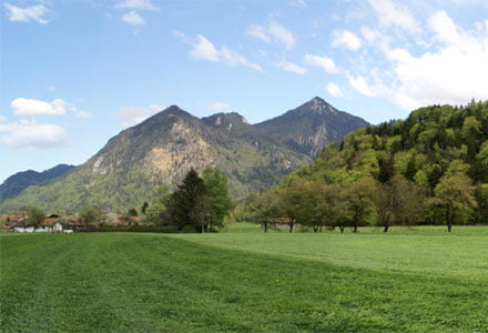 Berge um Piesenhausen