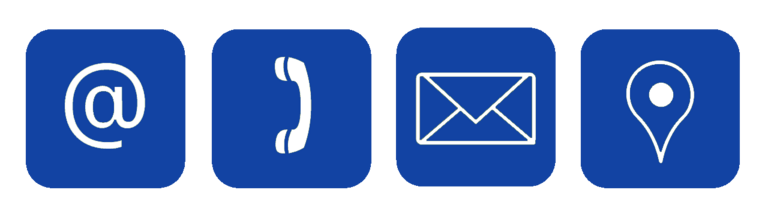 Symbole für Kontaktinformationen