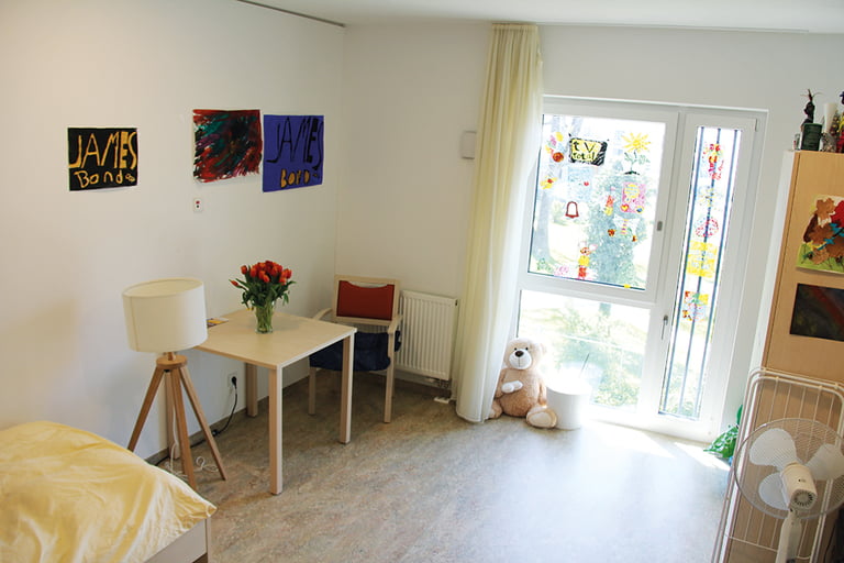 Blick in ein Zimmer